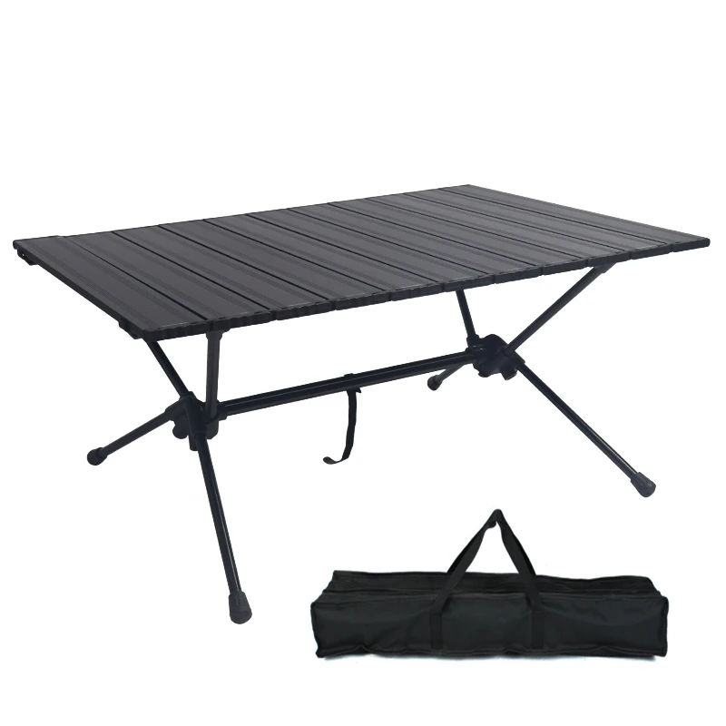 Draagbare ultralichte opvouwbare campingtafel van aluminiumlegering met hoge sterkte Opvouwbaar buitendinerbureau voor familiefeest Picknick BBQ