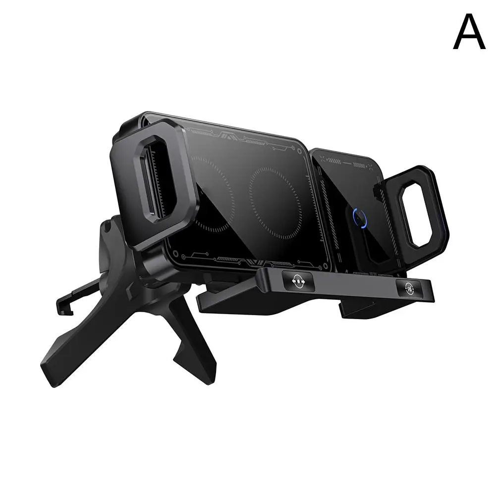 شاحن سيارة لاسلكي لهاتف Samsung Galaxy Z Filp Fold 6 حامل هاتف مثبت بفتحات تهوية مع حامل هاتف شاحن مع مغناطيس #6