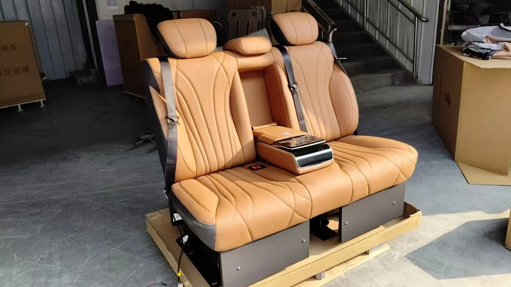 Luxury Vito V Class Pilot Seat Hot Design Leather Interior Accessory with Carbon Fiber Accents Hot for W447 Cars