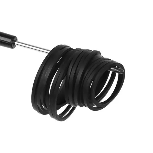 Imagen 2 del producto Cinta de casete de mezcla de 50 piezas, 1,2mm de ancho, correa de goma cuadrada común para grabadoras, Walkman, unidad de DVD