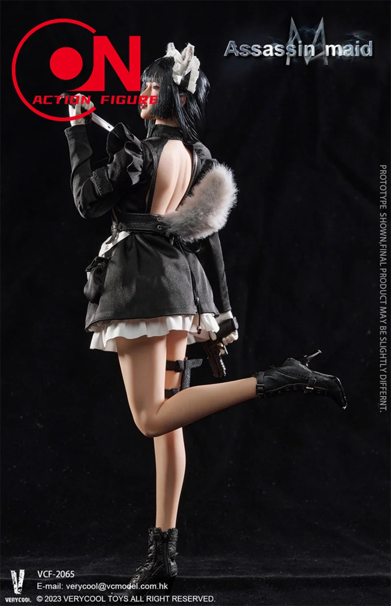 2025 Q1 VERYCOOL VCF-2065 1/6 Assassin Maid Michelle Action Figure 12-inch Female Medical Silicone Body Full Set Collectible Toy