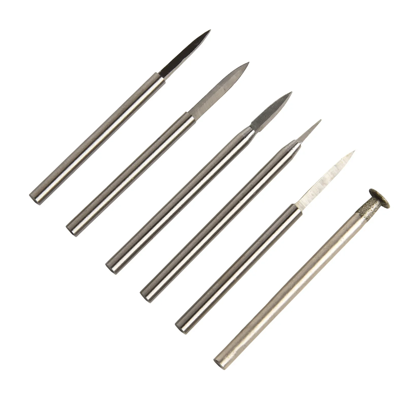 Crafting And Engraving 2.35mm Shank Engraving Crafts Tools Metal Drill Bits For Woodworking Wood Carving Grinding Tool Set