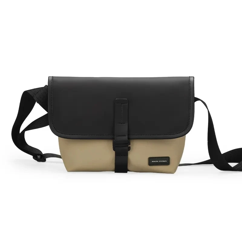 Mark ryden bolsa de ombro masculina, à prova d'água, usb, oxford, crossbody, multifuncional, curta, viagem, mensageiro, pacote de peito para homens