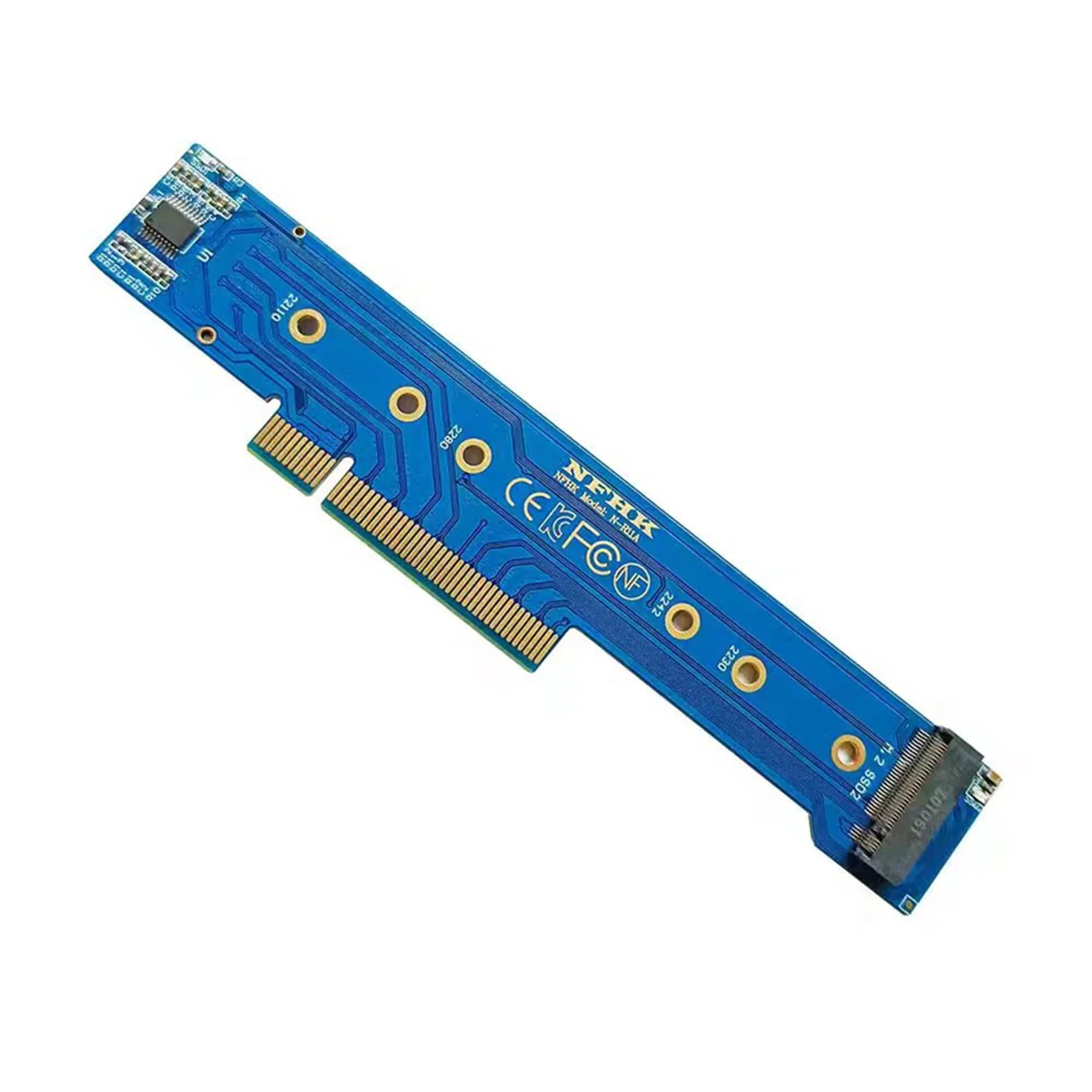 

Adapter Card for 1U Chassis PCIe 3.0 4.0 X8 to 2 Pcs NVMe M.2 NGFF SSD Splitter Card Adapter Card