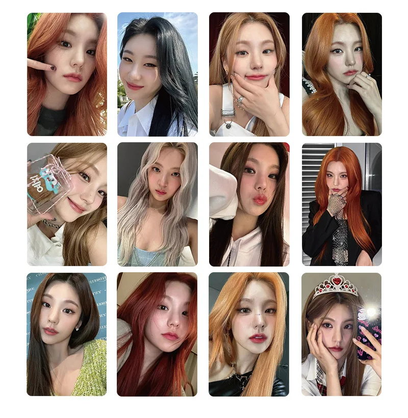 55Pcs/Set ITZY Idol Girl New Series Lomo Cards HD Printd Photocards High Quality Yeji Lia Ryujin Chaeryeong Yuna Fans Gifts