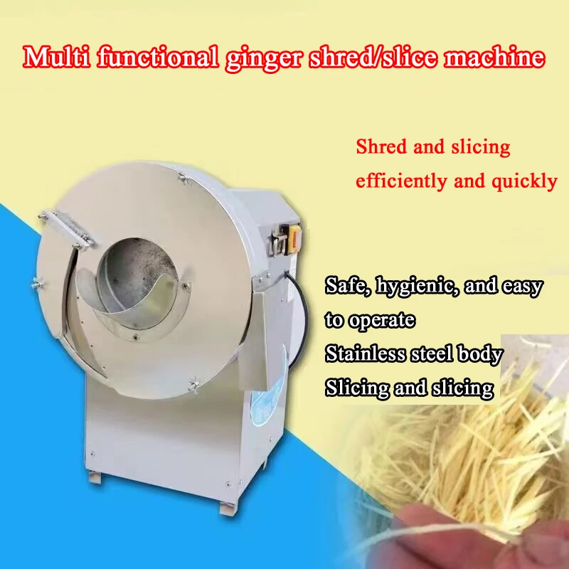 

Potato Strips French Fries Cutting Machine For Restaurant 304 Carrot Shredding Shredder Vegetable Cutter Equipment