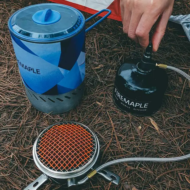 Fire-Maple Mars Radiant Stove System Kompakter winddichter Wärmetauscher mit Druckregelventil für Camping und Backpacking – Detail 12