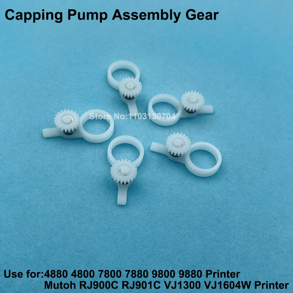 3PC Ink Capping Station Pump Pulley Gear Assy for Epson 9880 7880 4880 Mutoh VJ1304 VJ1604 RJ900 Printer Motor Gear Cleaning Kit