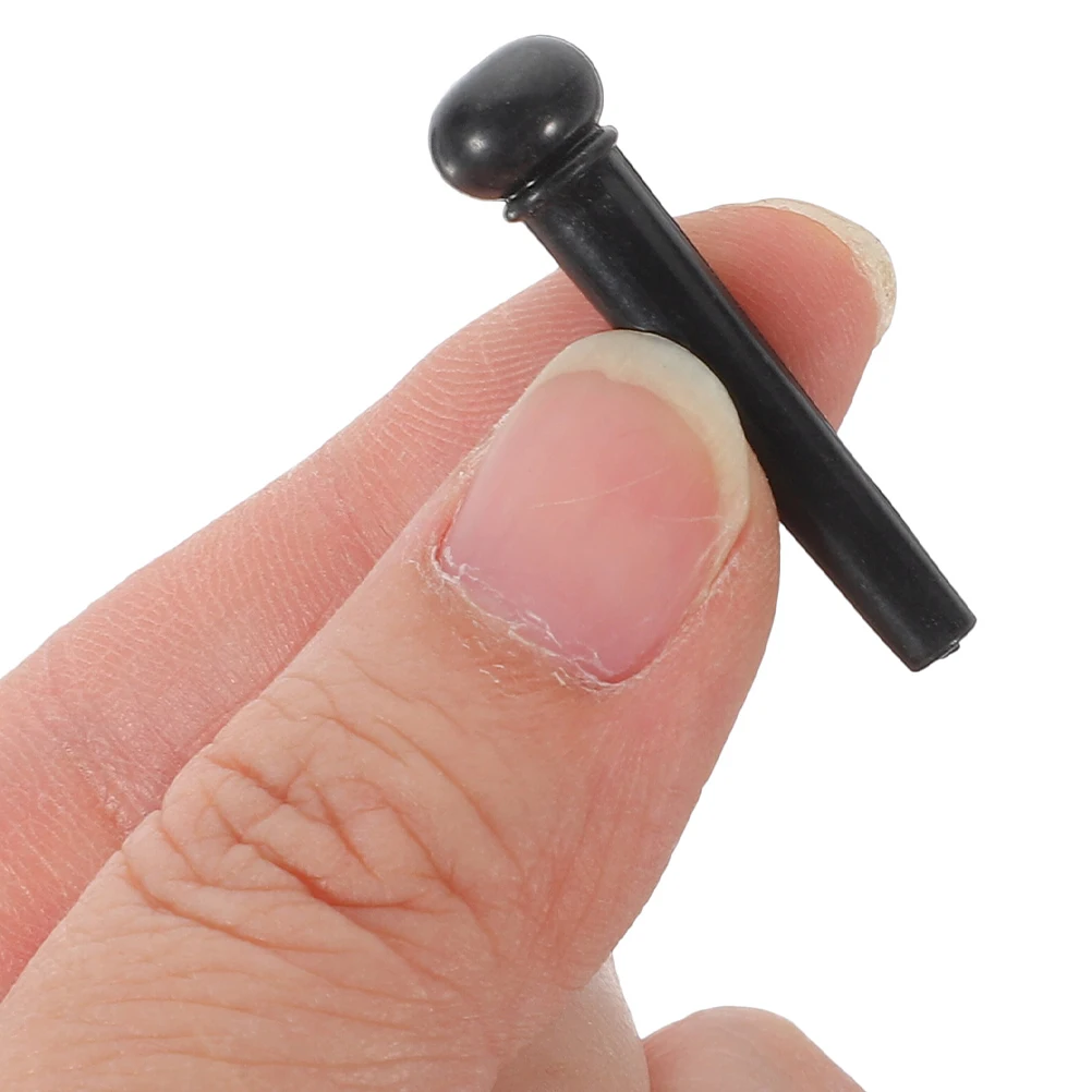 

12 Pcs Guitar Bridge Pins Acoustic Replacement Pegs String Nails Accessories Sturdy Portable Easy Use Brightness Clarity Sustain
