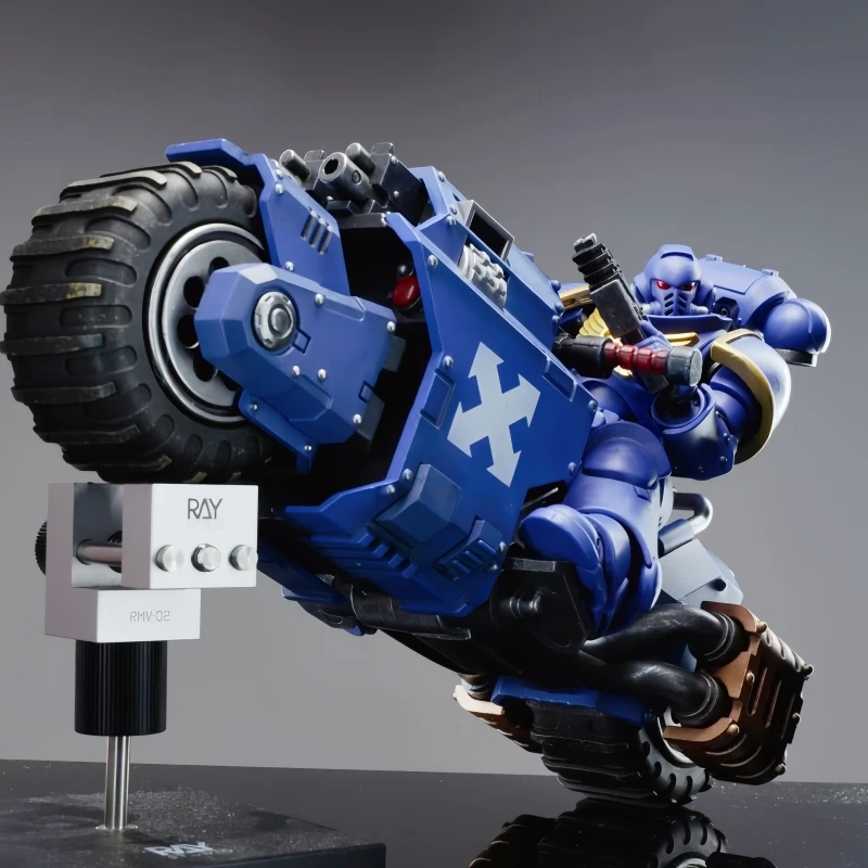 

Hot Selling Genuine Joytoy Dark Source Warhamme 40k Extreme Warior Series Pioneer Motorcycle With Assault Arbitrator Toy Gifts