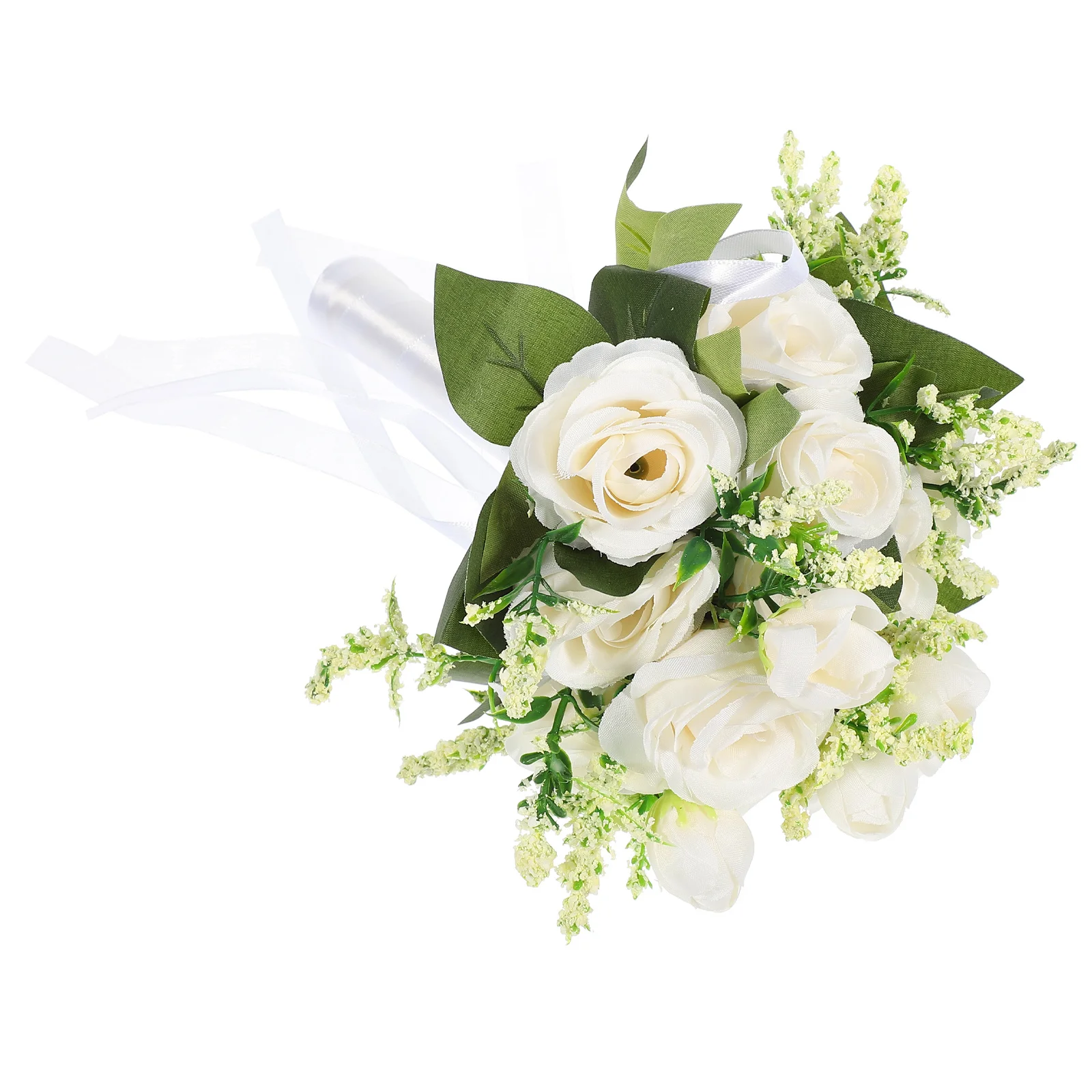 

Bouquet of Flowers in Hand Prop Simulated Rose Bride for Wedding Brides Bouquets