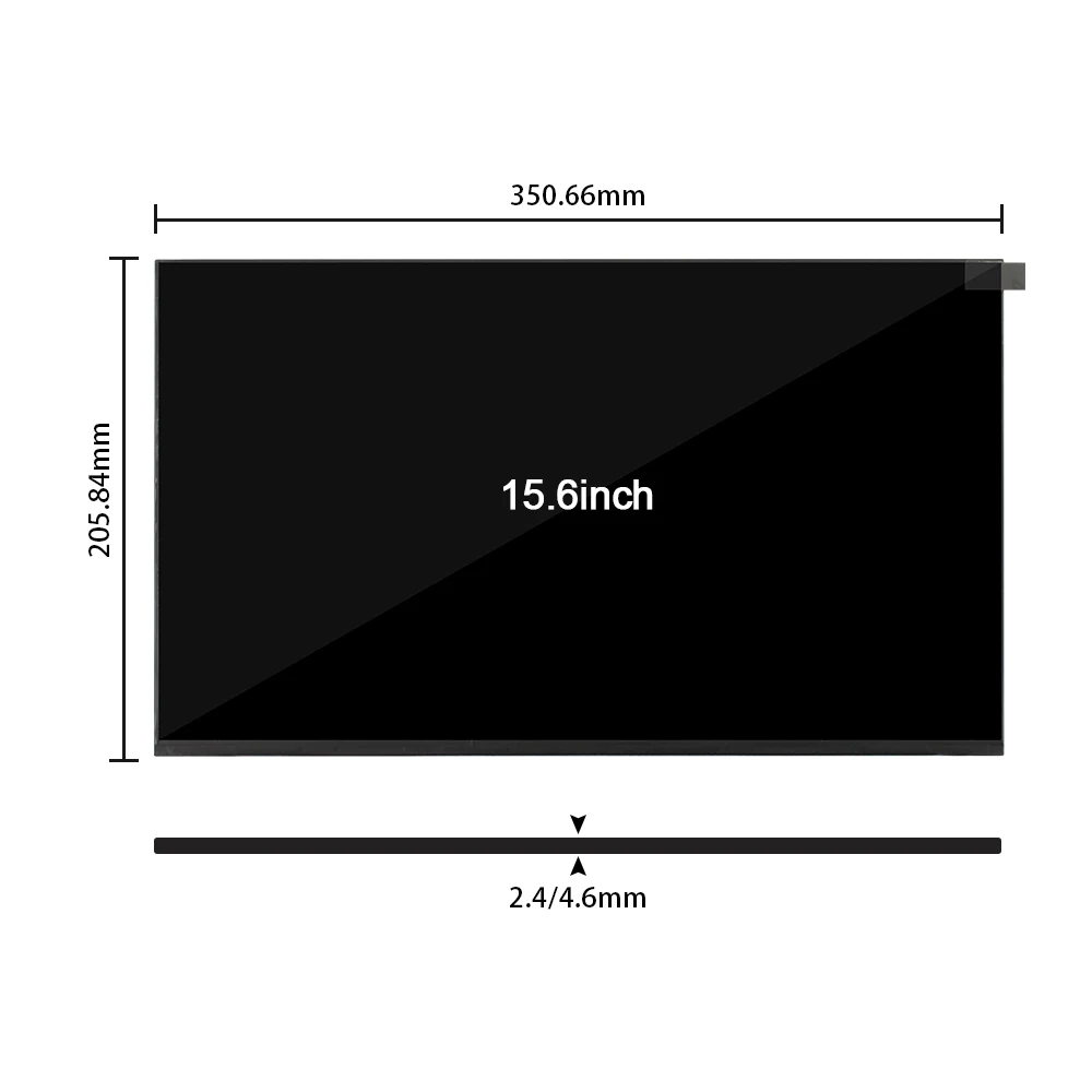 15.6inch LCD Replacement Panel Display NV156FHM-N52 EDP 30Pins FHD 1920*1080 IPS Laptop