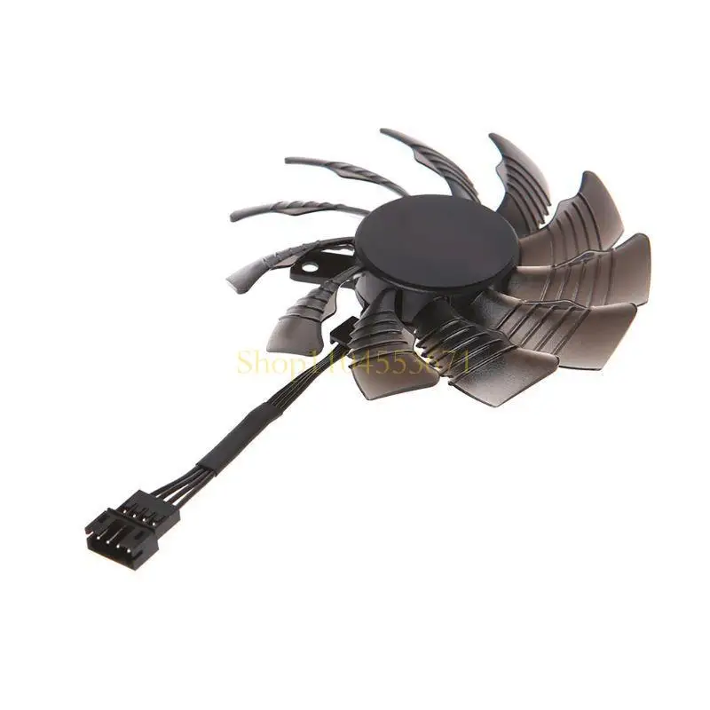 베스트셀러 T128010SU 12V 0.35A 78mm VGA 팬, Gigabyte GTX1050 1060 1070 1080 N960 게임용 4PIN 그래픽 카드 냉각 팬