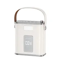 2025 USAMS Original 130W Portable PD QC 5 in 1 Super  Fast Charging Sharing 8000mah Power Bank Stations