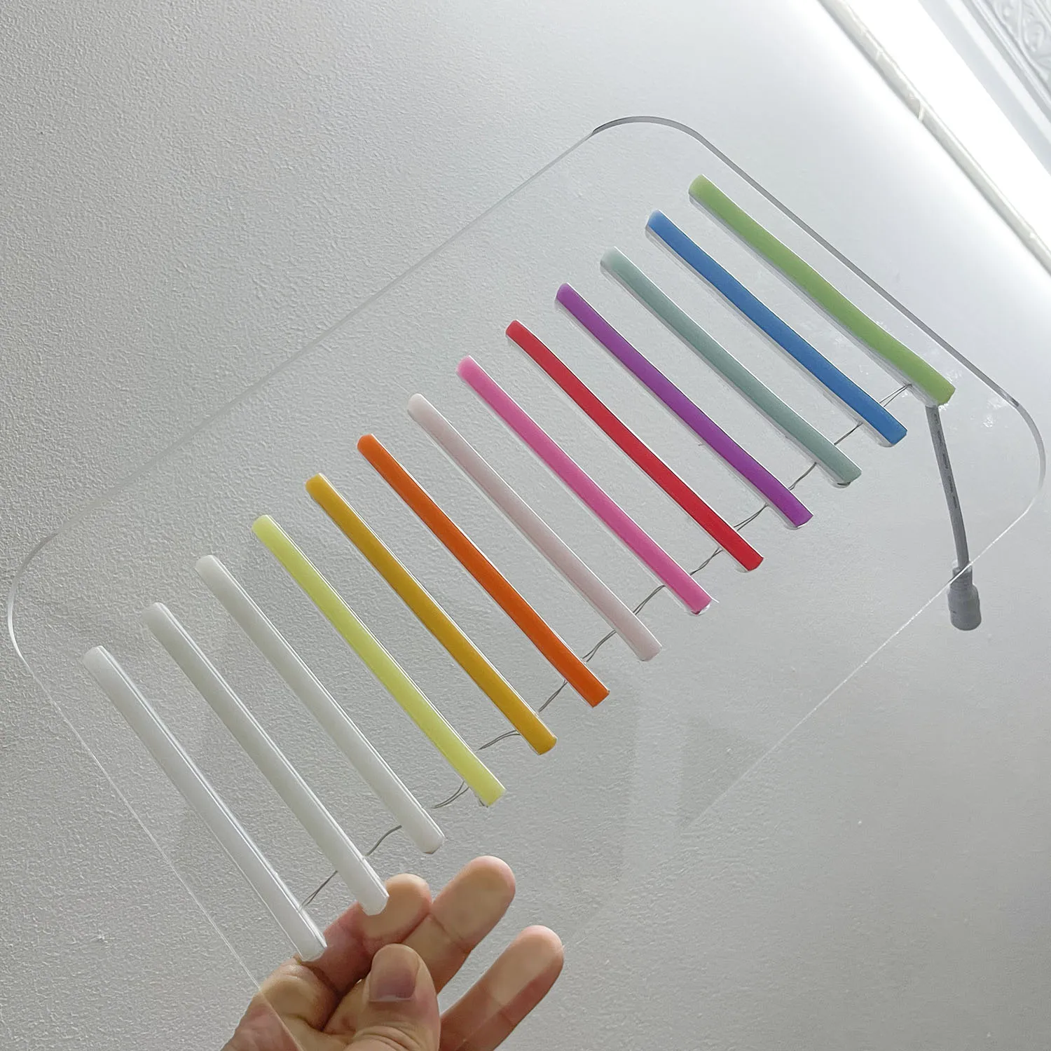 Sample Book DIY Neon Demo Separate Silicone Neon Strip 6mm S Bendable Newly Flexible Led Tape LED Neon Sign Waterproof IP67