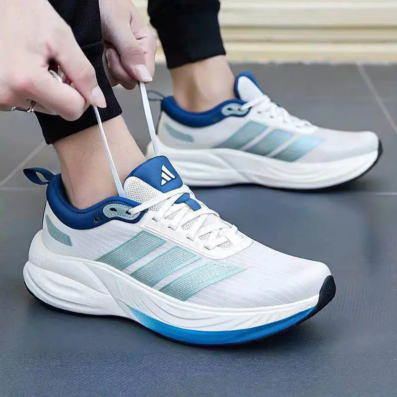 New Adidas Running Shoes KJ5830 Breathable Mesh Upper Comfortable