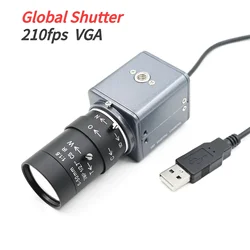 GXIVISION Global shutter monocromatico 210fps USB driver gratuito 640 x360 fast motion shooting telecamera di ispezione industriale