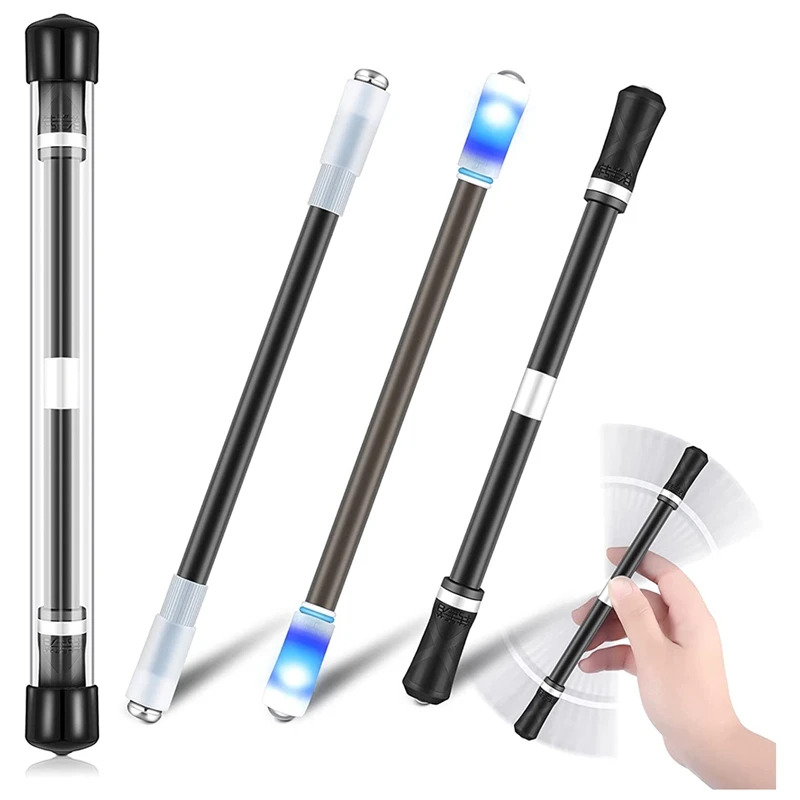 3 قطع قلم دوار، قلم إصبع للألعاب، قلم دوار للطلاب، مثل قلم تململ، أقلام دوارة للإصبع للطلاب والأطفال