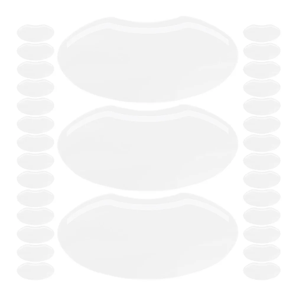 300 قطعة من قناع درع الوجه البلاستيكي الشفاف لقص الشعر وواقي العين ومستلزمات الحلاقة وأغطية العين للوجه #2