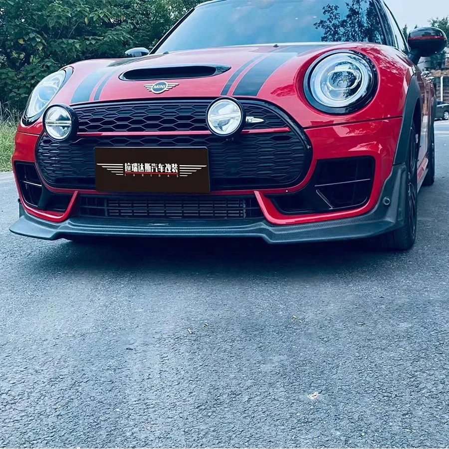 جديد ألياف الكربون طقم الجسم MINI JCW CLUBMAN F54 الجبهة الشفاه الجانبية التنانير الخلفية الناشر اكسسوارات السيارات