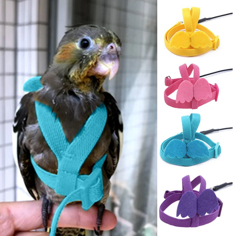 Cuerda de tracción para loros, cuerda para eslinga voladora, ultraligera, pequeña paseo, cuerdas de liberación para pájaros, además de productos largos para mascotas al aire libre, Accesorios para mascotas