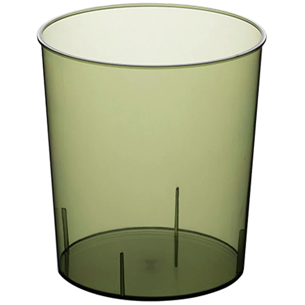 

Xl Large Capacity Clear Garbage Can Transparent Trash Bucket Household Waste Storage Container Bathroom Paper Bucket