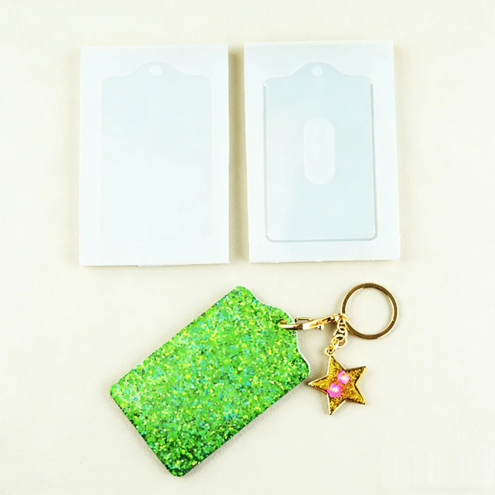 

DIY Resin Bus Card Pocket ID Holder Silicone Mold 1PC Handmade Craft Jewelry Making Decorative Supplies