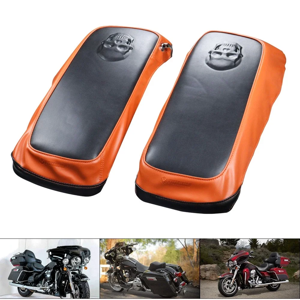 Motorcycle Saddlebag Lids Covers For Harley Street Road Glide Road King Ultra CVO Street Road Glide 2014-2023