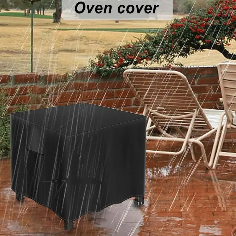 Firepit Waterproof Cover 420d Waterproof Fire Bowl Cover Fireplace Grill Cover Stove Bonfire Cover Burning Fire Stove Cover Heav