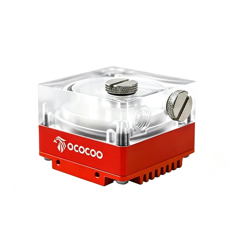 Ococoo P67B DC 12V Brushless Water Cooling Pump ARGB LED Silent Pump for PC CPU GPU Custom Liquid Cooling System