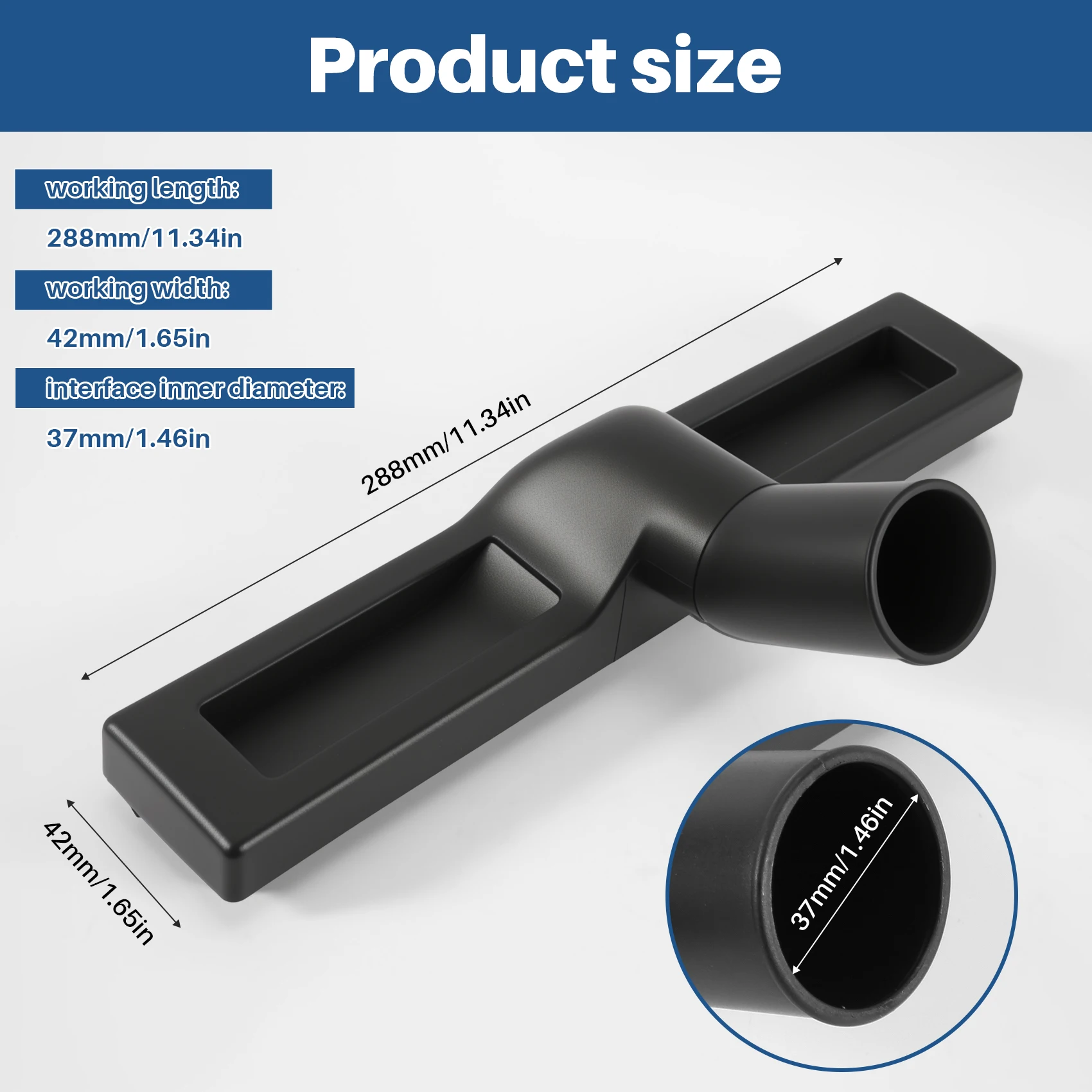 newA10R for Chaobao Vacuum Cleaner Accessories Brush Head Industrial Water Steak Head Brush Head Suction Head Inner
