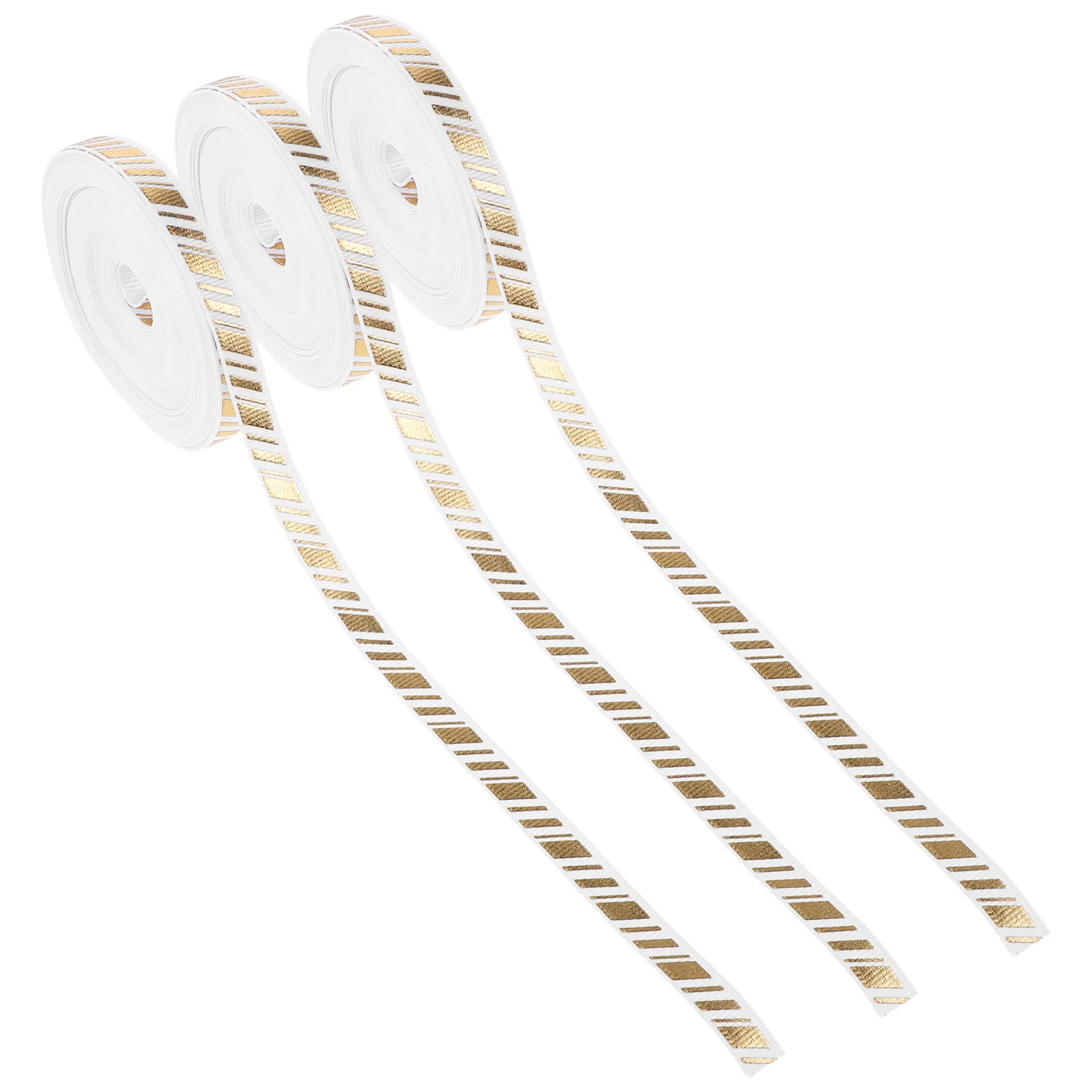 

3 Rolls 10 Christmas Ribbon Festive Xmas Decor DIY Crafts Supplies Present Wrapping Holiday Party Decoration