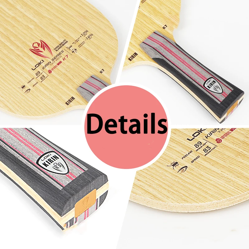 Raquette de ping-pong LOKI 7Pl - Table Tennis Racket avis et prix