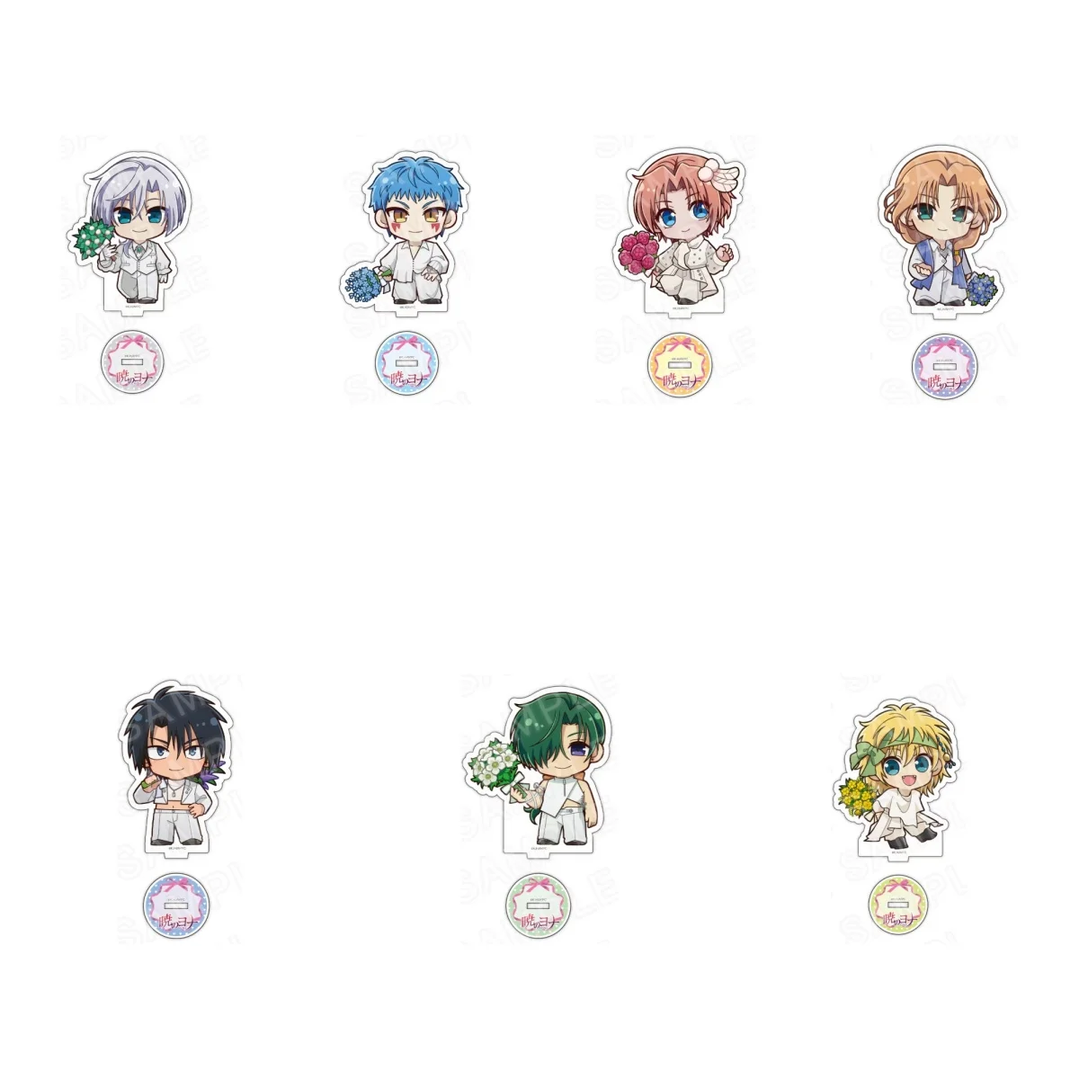 10CM HOT Charm Yona of the Dawn Anime Keychain Acrylic Stand Model Cosplay Characters Ornament Accesorios Goods Collection Gifts