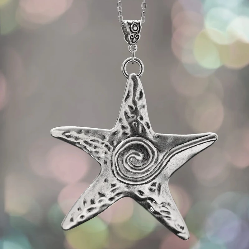 New style - male and female star pendant necklace, starfish, Hyperbola, fashion jewelry, novelty