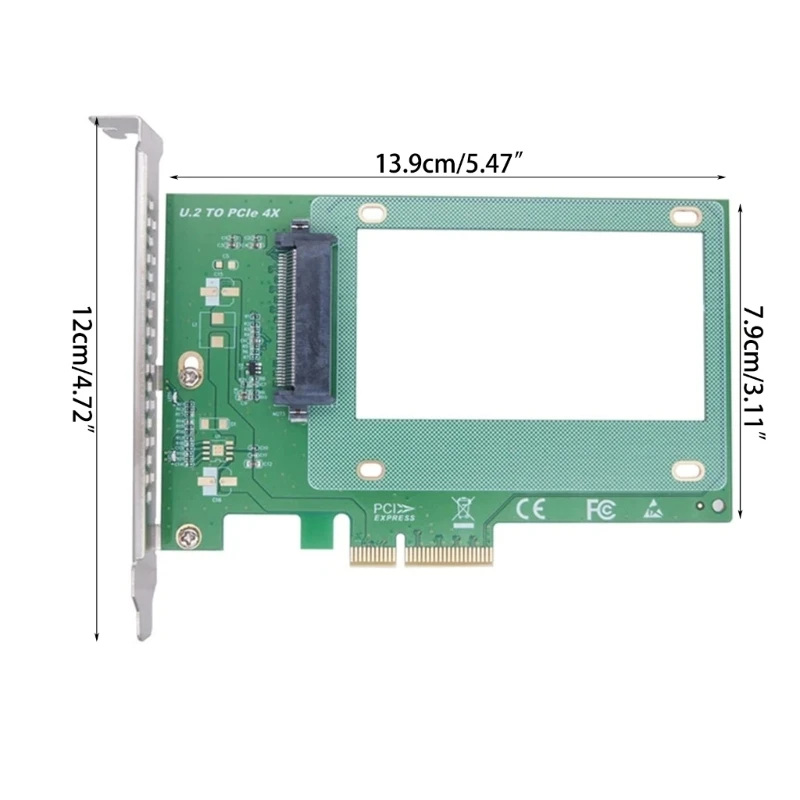 Hochgeschwindigkeits-SpeicherlösungPCIE4X-zu-U.2-NVMe-SFF8639-Adapter für Unternehmensanwendungen