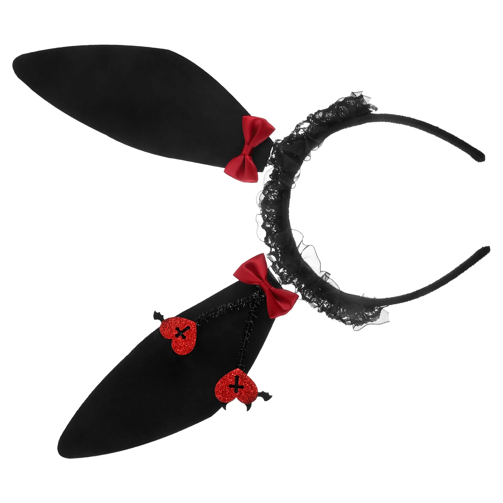 

Bunny Ear Headband Rabbit Ears Felt Halloween Party Costume Accessory Women Cosplay Christmas Gift Photo Prop Hoops