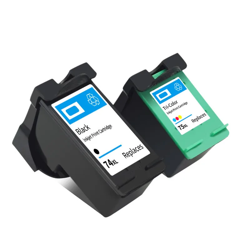 74XL 75XL Ink Cartridges Compatible For hp 74 75 XL for hp74 for hp75 Photosmart C4200 C4280 C4345 C4380 C4385 C4480 printer