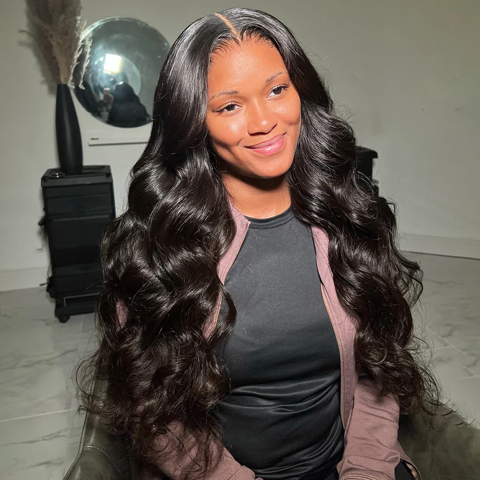 

Wiggogo 30 40 Inch Body Wave 13X6 Hd Lace Frontal Wig 13X4 Lace Front Human Hair Wig Glueless Wig Body Wave Human Hair Wigs