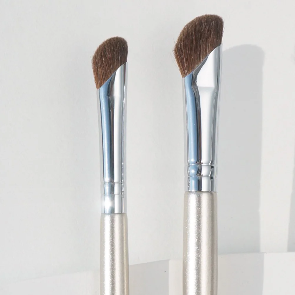 4 stuks oogmake-upborstel schuine neuscontourborstel voor markeerstift oogschaduw mengen onder de ogen concealer tool
