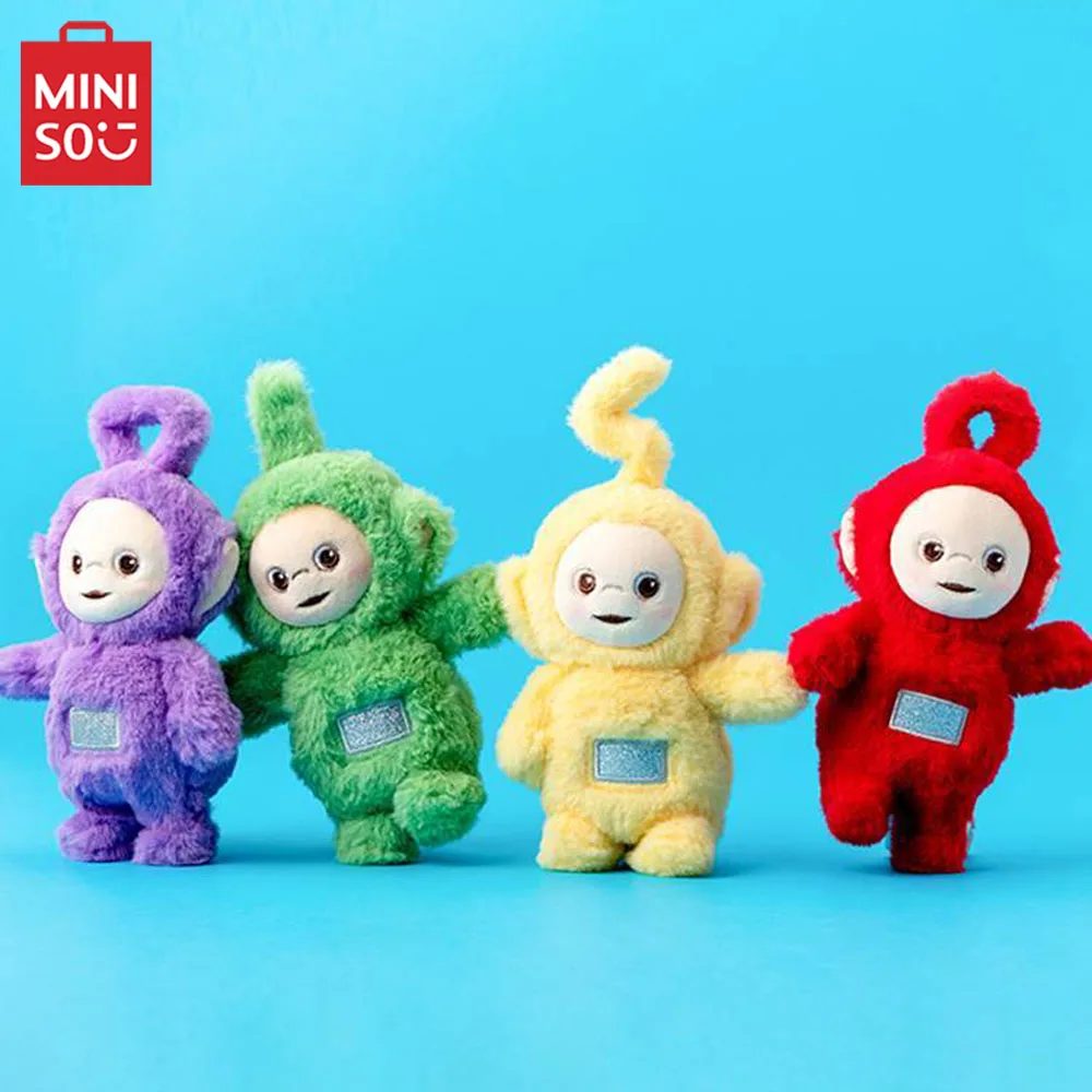 MINISO Teletubbies Series Anime Figures Plushie Doll Toys Cartoon Kawaii Cute Plush Desktop Decoration Ornaments Girl Gift