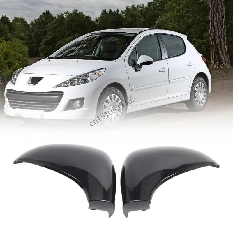 

090E Car Side Mirror Case 9680194877 9680194977 for 207 06-13 Mirror Cover