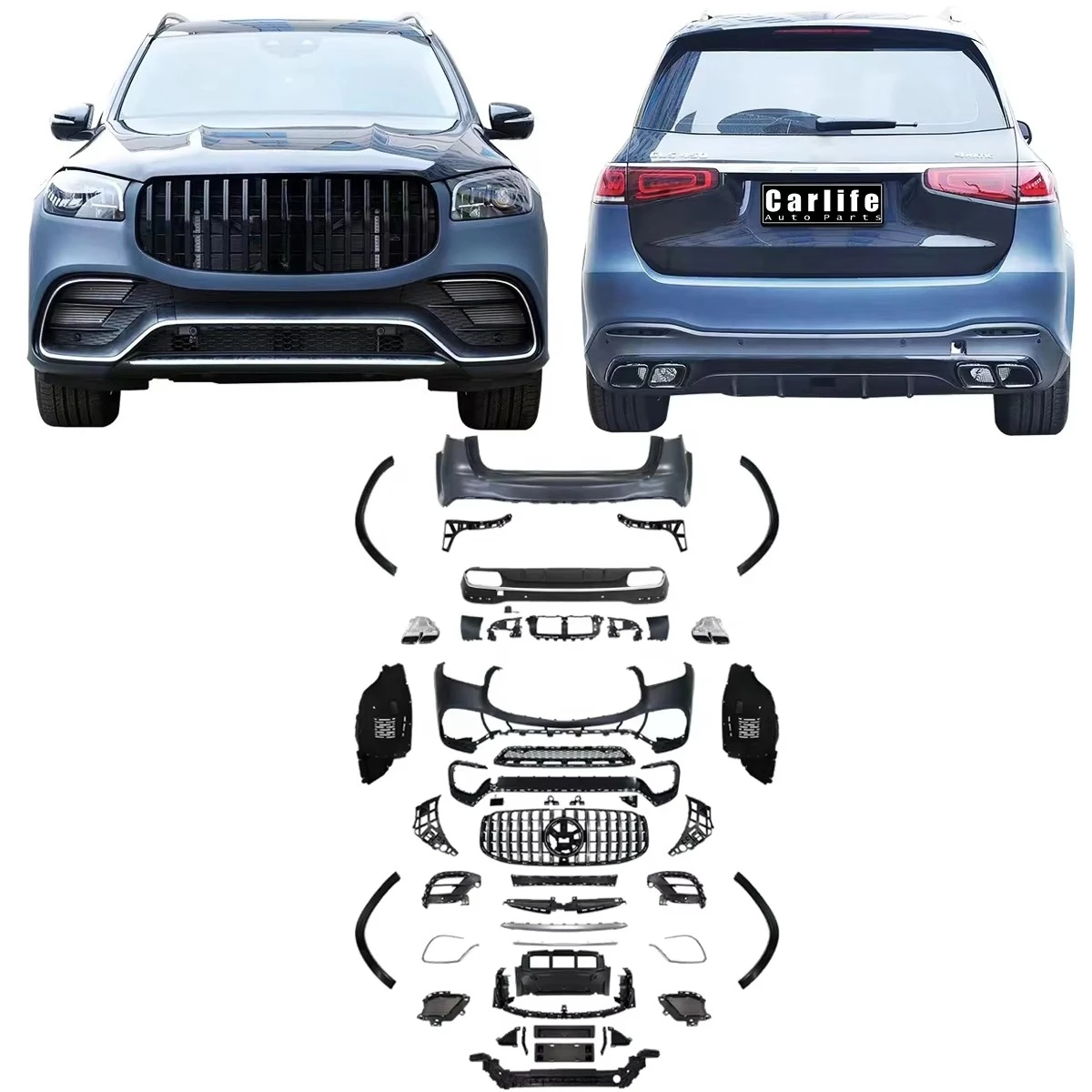 

Car Body Kit for GLS X167 2019 2020 2021 2022 2023 Year Facelift GLS63 Coupe Model with Bumper Upgrade GLS63 Model
