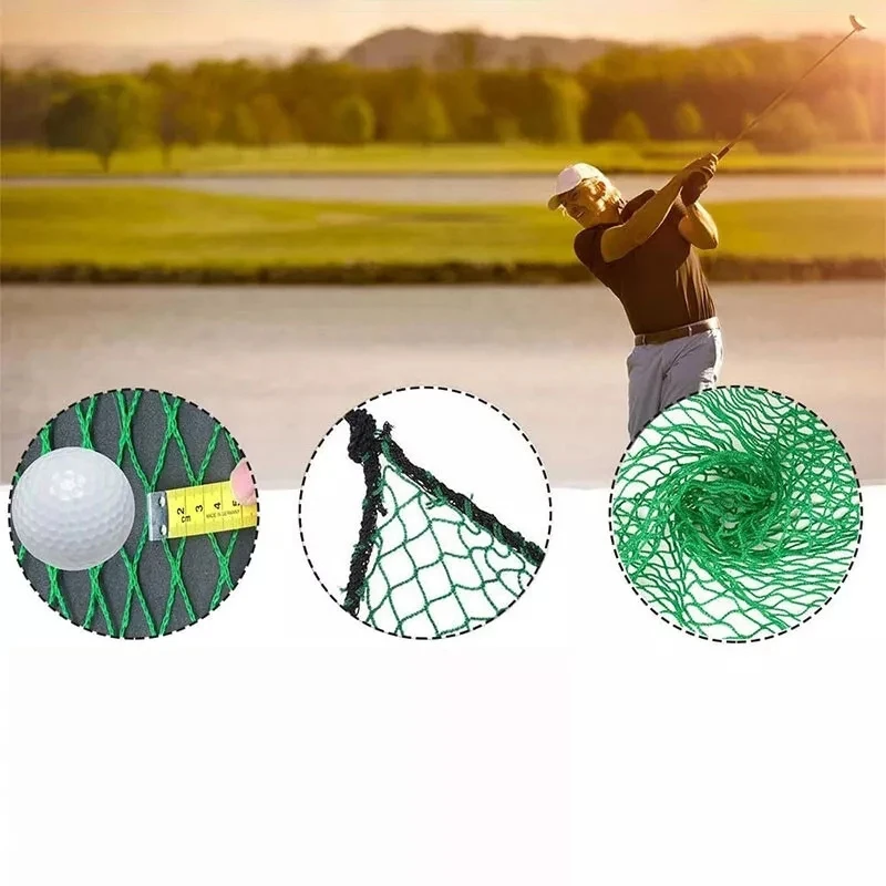 New Golf Net Professional Wear Resistant HDPE Sport Training Standard Net Golf Driving Hitting Net For Indoor Training image 6