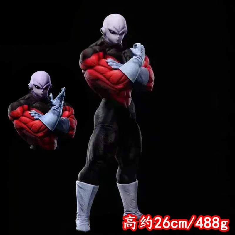 26cm Anime Dragon Ball Z Figures Jiren Action Figure Three Hands Replaceable Full Power Jiren Figurine PVC Collection Model Toy