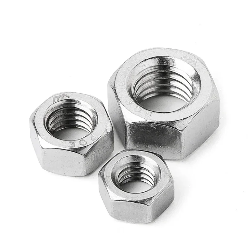 1/2-12 1/4-20 1/8-40 3/16-24 3/4-10 3/8-16 5/16-18 5/32-32 5/8-11Anglo American UK US Standard Hex Hexagon Nuts Stainless Steel