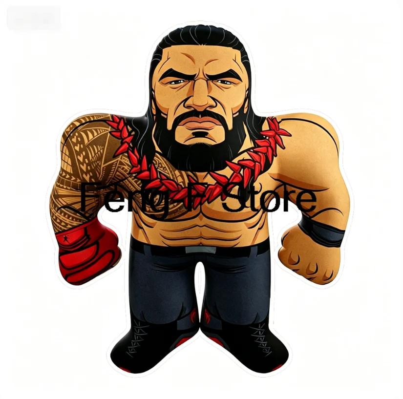3D Roman Reigns Big Shots Pillow Cartoon Character Soft Stuffed Sofa Cushion Home Decoration Fans Gift