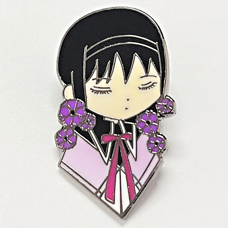 Classic Japanese anime Madoka Magica enamel pin main character Akemi Homura badge Jewelry Accessories