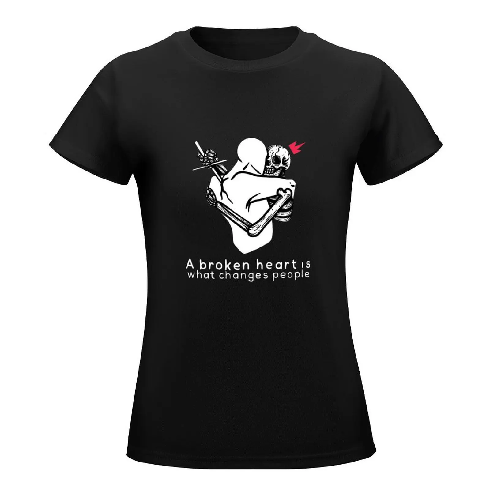 Broken heart T-Shirt graphics tees t-shirts for Women graphic tees