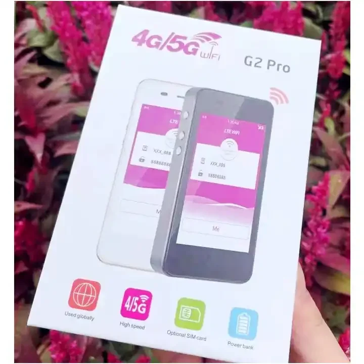 

Точка доступа для путешествий G2 Pro Портативный мобильный беспроводной модем Мини 4G LTE Wi-Fi Обмечающий маршрутизатор Simcard 7200 мАч